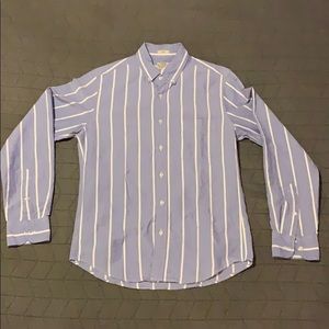 Jcrew oxford shirt in wide stripe